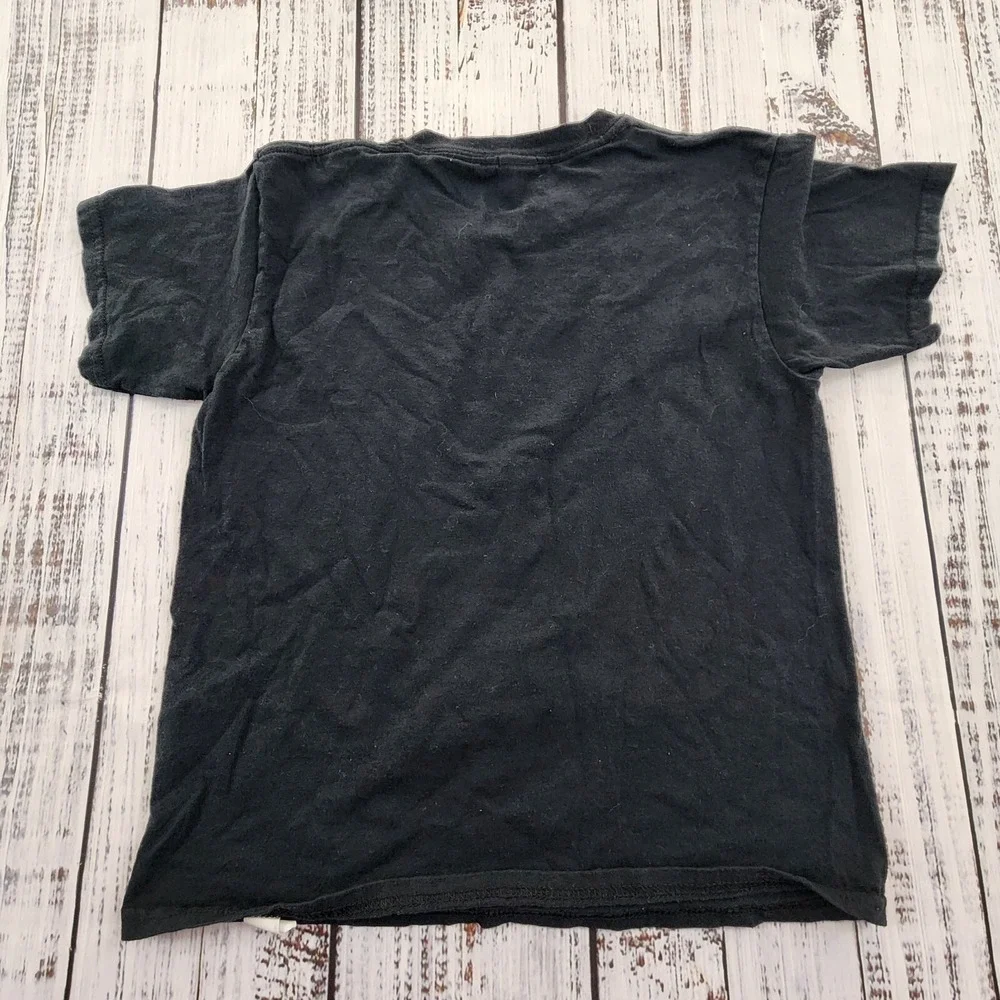 Marvin the Martian Looney Tunes‎ Six Flags Black T-Shirt Youth S